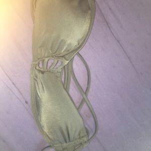 strappy bathing suit bandeau top from hollister